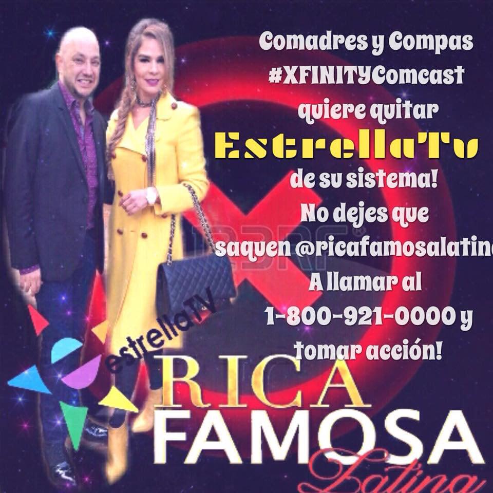 ClubElisaBerist's tweet photo. #XFINITYComcast quiere quitar #EstrellaTV de su sistema!Llamen al 1-800-921-0000 y tomar acción #NoPierdasEstrellaTV http://t.co/Hii51jIq2a