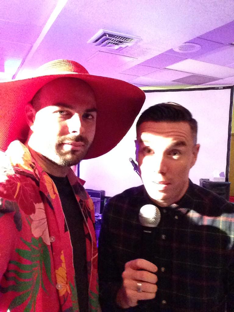 It's Summer camp at Winter camp night at #REVEALwc2015 @TylerSollie is pretty pumped about my summertime getup.