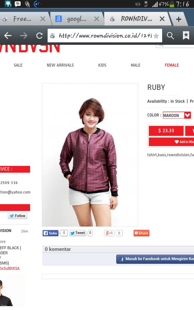 ayaaas_'s tweet photo. @rown_store kak ini juga masuk ke buy 1 get 1 free nggak? http://t.co/GOA474zzny