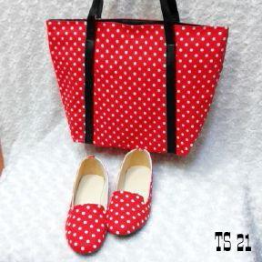 tokoonlene's tweet image. Tas Sepatu 95/set