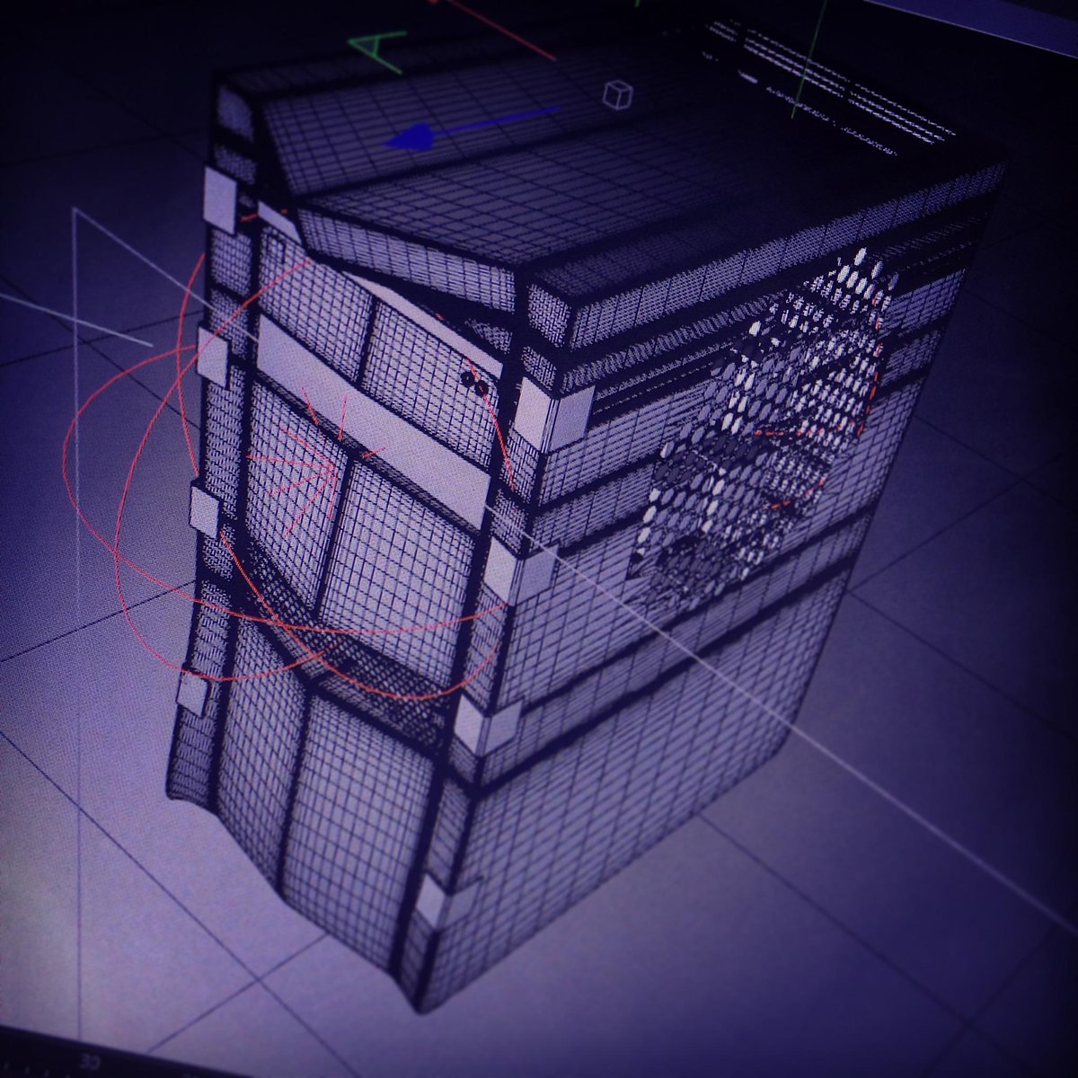 Learnt some new techniques on modelling tonight. Here's something I'm working on for a personal project. #cinema4d