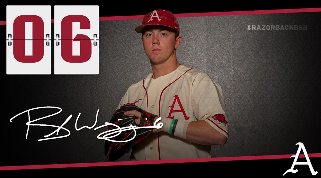 RazorbackBSB's tweet photo. 6⃣Days for @Blake_Wiggins6 and the #OmaHogs! ⚾️ http://t.co/RDyJqjV1np