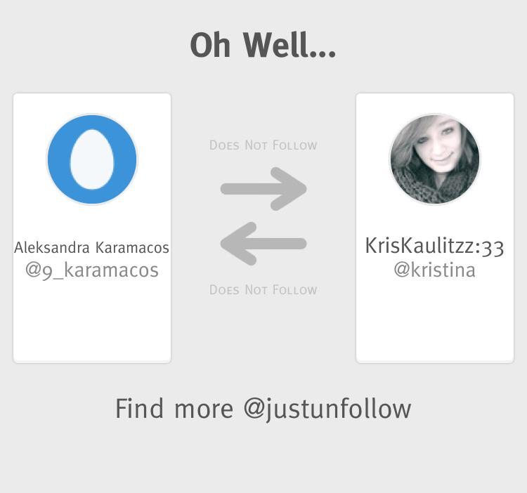 9_karamacos's tweet photo. Surprising #FriendCheck result! @kristina http://t.co/0AVKSfvRAe http://t.co/oxAMrcZIz2