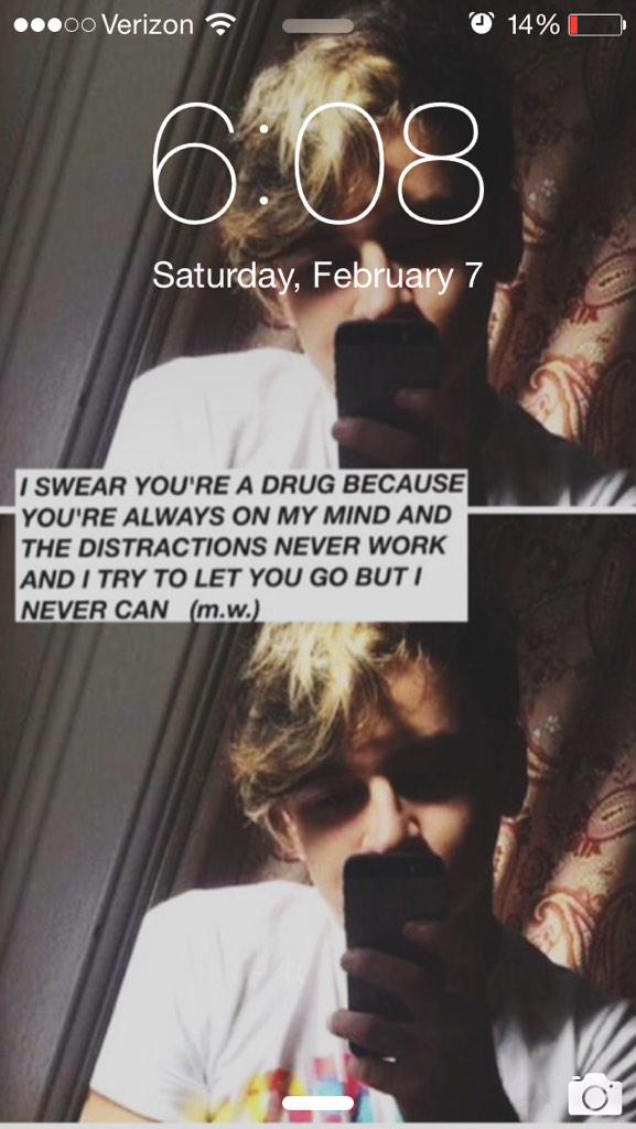 1000xsex's tweet photo. RT if you want me to DM you this Mikey lock screen I made ☺️ - Jasmin http://t.co/i8oi1Zjeaa