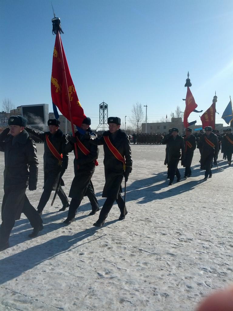 Жагсаал эхэллээ.Х.Чойбалсангийн 120жилийн ойд зориулсан арга хэмжээ.Чойбалсан хотод.