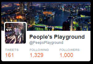 PeepsPlayground's tweet photo. @toaq_ Thank you for being our #1000th #follower! We are so #grateful to all of you <3 YAY!

#PeoplesPlayground http://t.co/KKPBh2d2ab