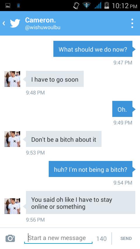 All I said was, "Oh." Nothing else. 😂😂😂😂