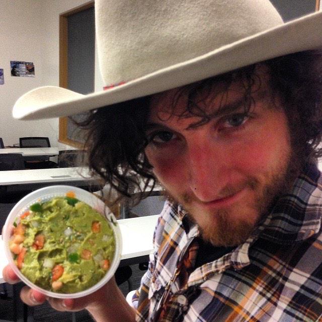 OculusOK's tweet image. Space Cowboy, @yourjohncalvin and his guac.