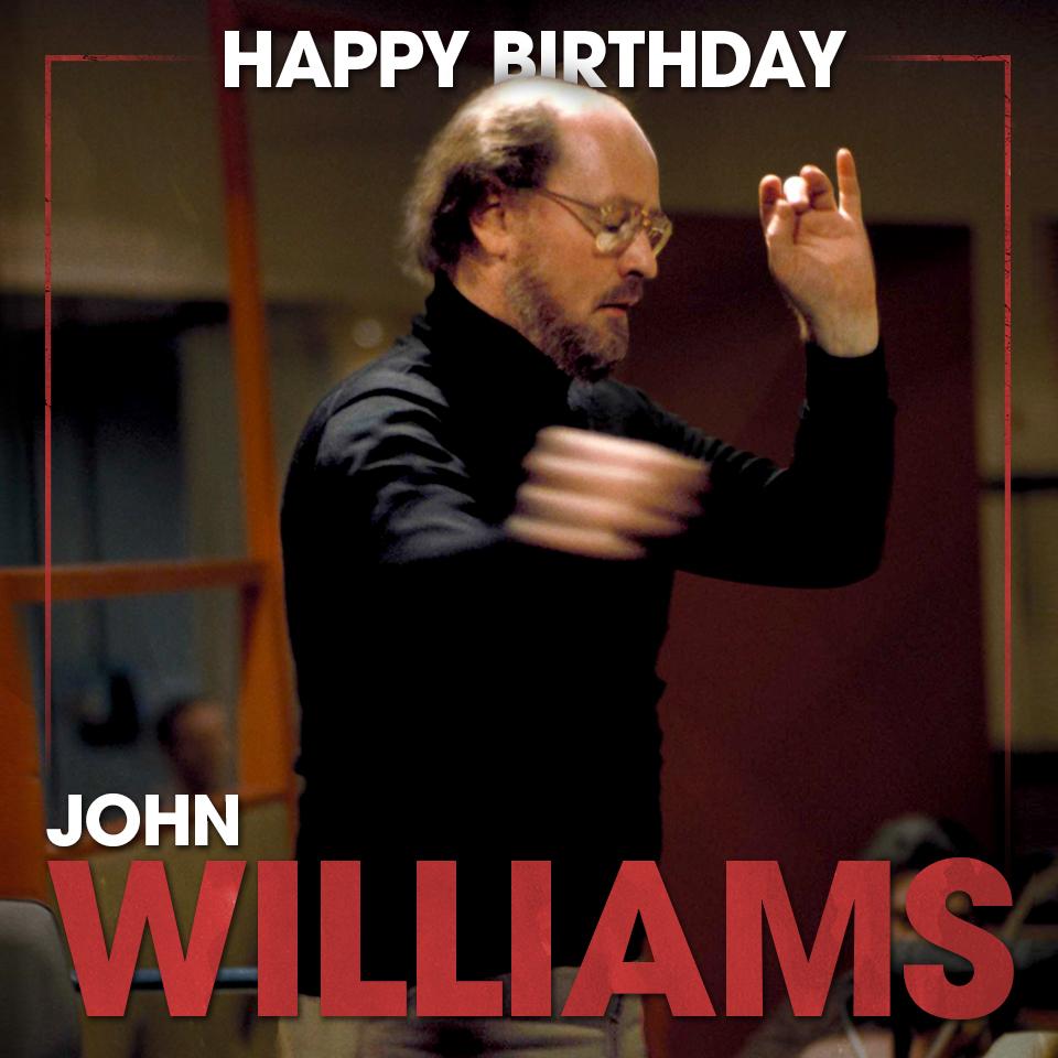 Happy Birthday an den Schöpfer des wohl bekanntesten Film-Soundtracks: John Williams! Reshare = Glückwunsch! 