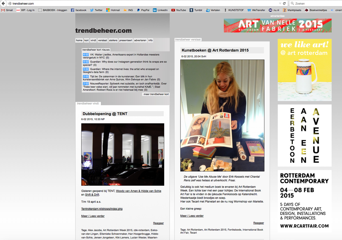 ChantalRens's tweet photo. laatste dag @InBAF vandaag in Rotterdam. zie http://t.co/BKIhyl845x http://t.co/XWjiCi63hJ
