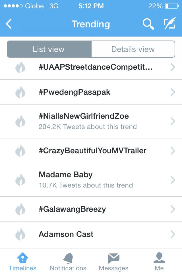AdamsonCast's tweet photo. And we are now on the trending list. Thank you for the support guys! 😊 #AdamsonCast #UAAPStreetdanceCompetition #LTMS http://t.co/OFmZ3NuAg1