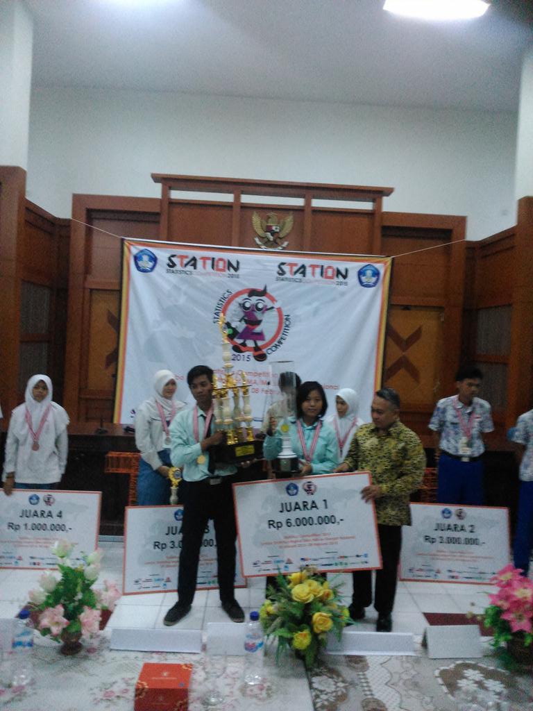 Selamat untuk juara 1 STATION  2015 dari SMA N 2 KEDIRI!!!  kereeeennnnn!!