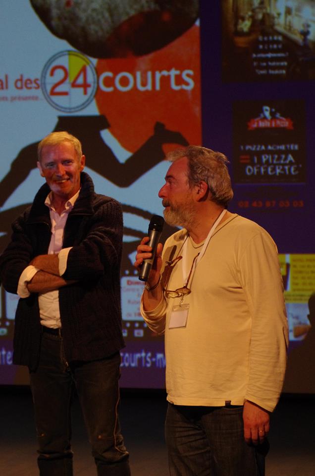 24_Courts's tweet photo. #J2: Sélection internationale. Geoffroy Thiebaut et Franck Capirelly, deux co-présidents très complices! @24_Courts http://t.co/ot4FDU8PGm