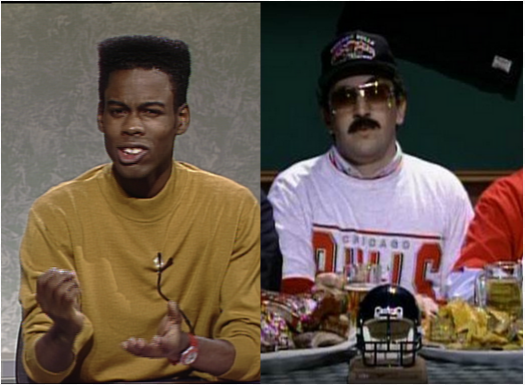 Happy belated birthday to two important SNL people, Chris Rock and Robert Smigel! 