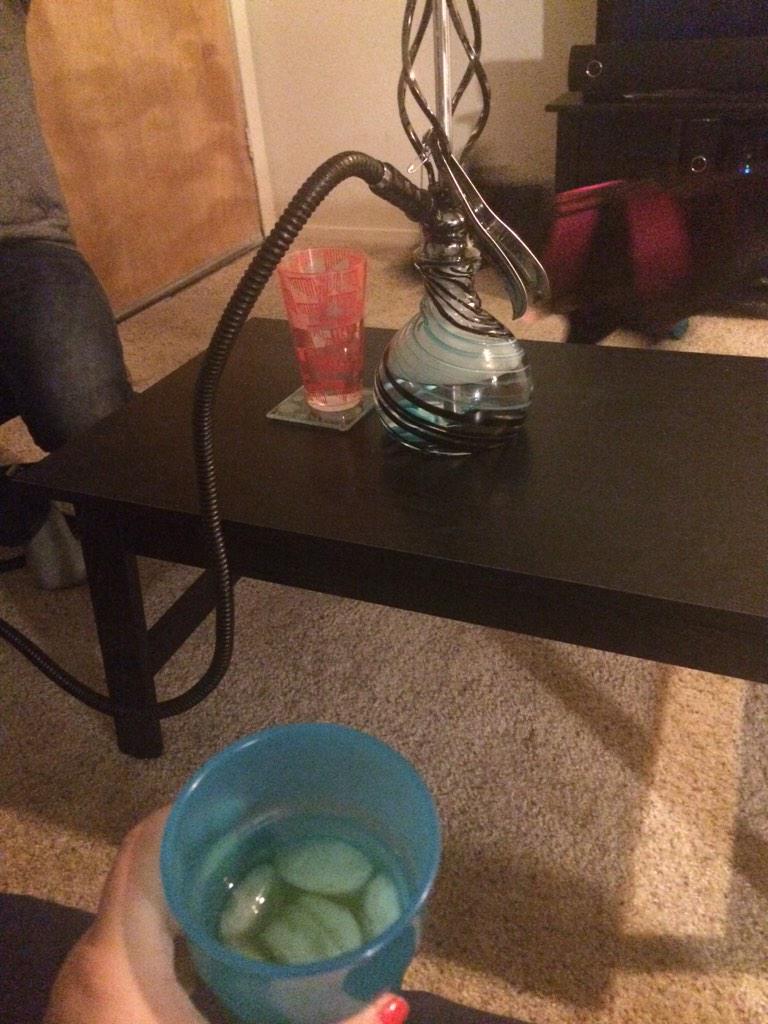 ALiberalLady's tweet photo. Hookah and whiskey to end the night #destinationaustin http://t.co/RbHygECsAH