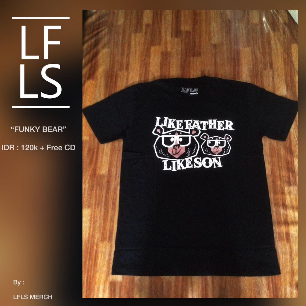 Mantap! "<a href="/LFLStweet/">LIKE FATHER LIKE SON</a>: Siap edar! LFLS “FunkyBear”only 120k. Dan kini tersedia di <a href="/linoleumshop21/">LINO.</a> . . #siukbray "