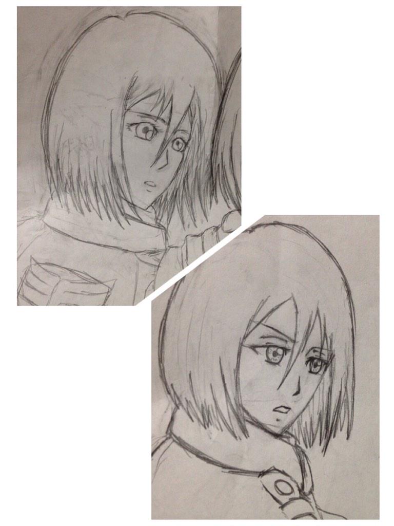 大分前に描いた絵を見つけたから、どれだけ上達したのか比較するために同じ絵を描いてみた 