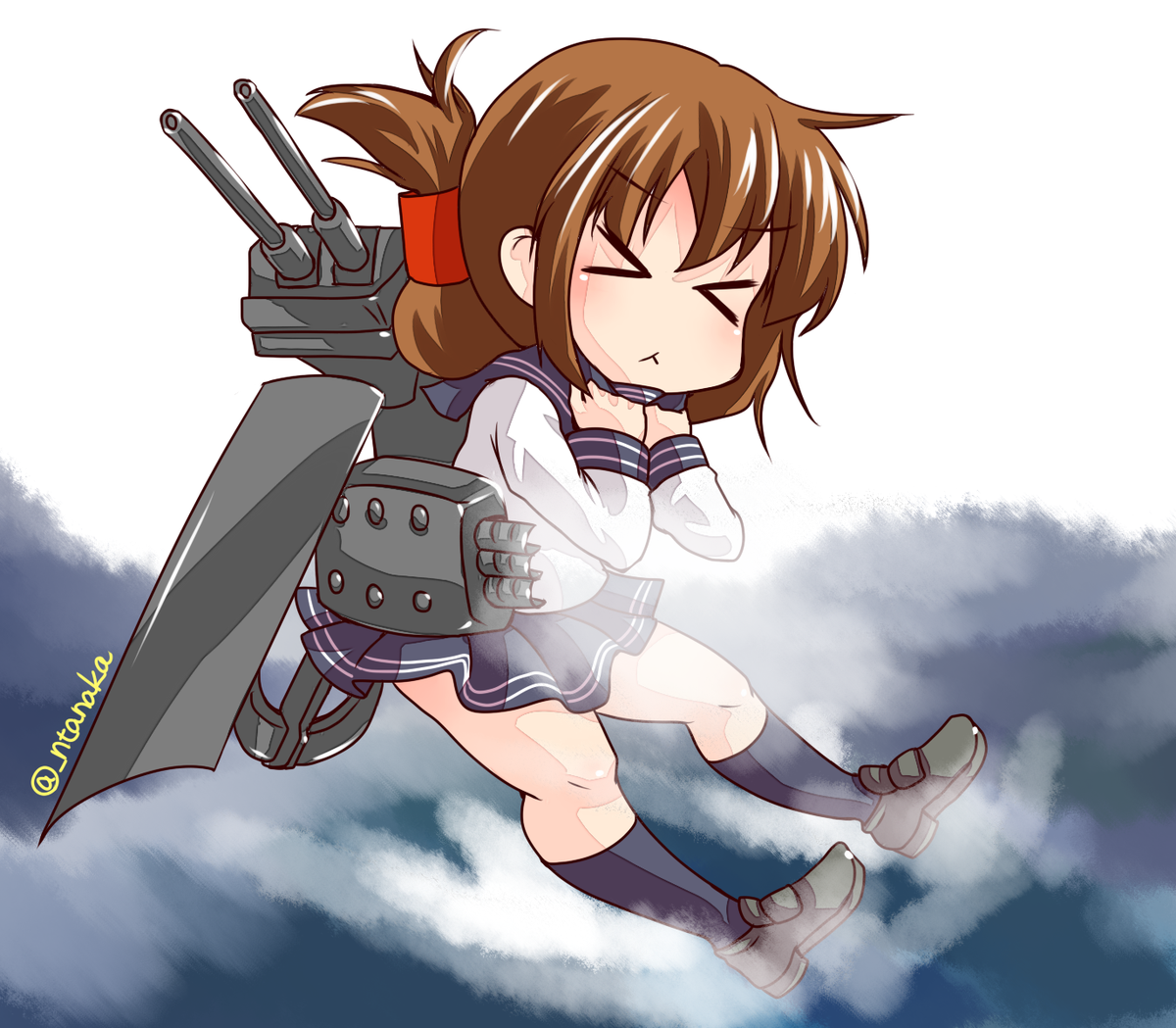 Ntanaka 電 電の本気を見るのです 艦これ版深夜の真剣お絵描き60分一本勝負 Http T Co Xhypynnuvr