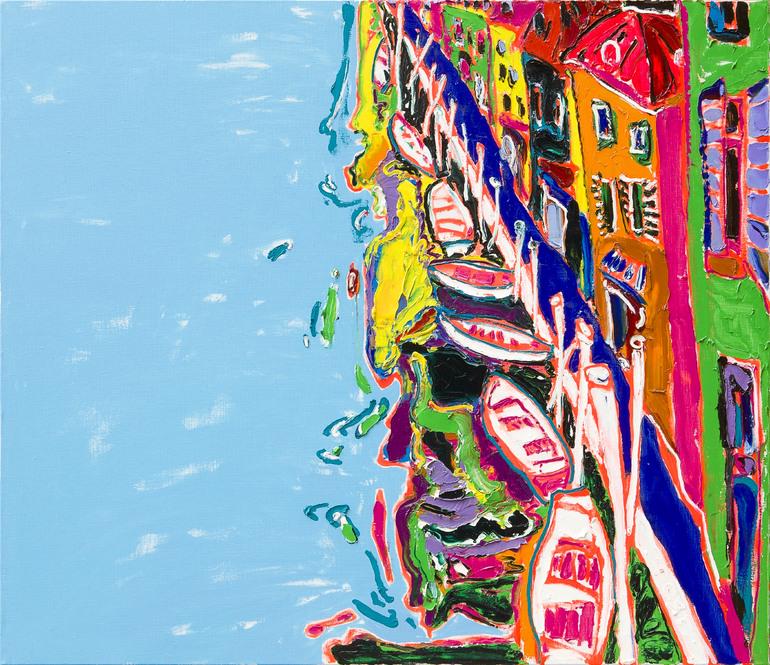 hutterdesign's tweet photo. JULIA #VOLOSHYNA " Burano Island. Italy " #burano #painting  #art #fineart #followart #iloveart  #artweet  #artwit http://t.co/4M57O4eag2