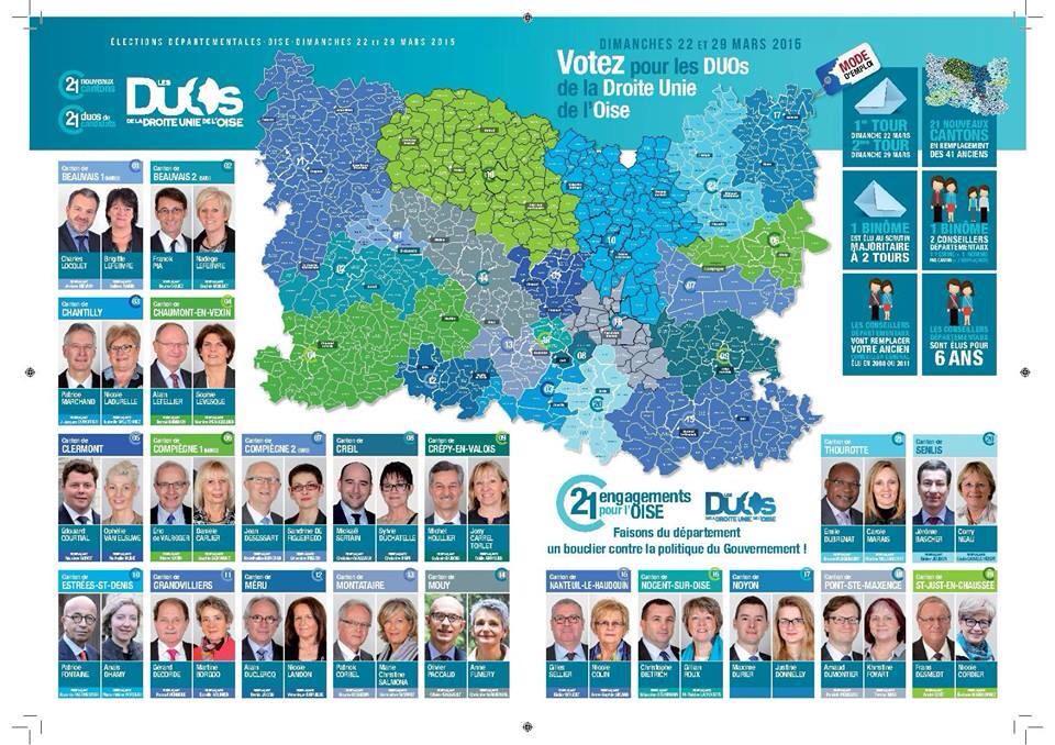 #départementales2015 <a href="/DuosOise/">Droite Unie Oise</a> les duos de la droite unie #sauvonsloise