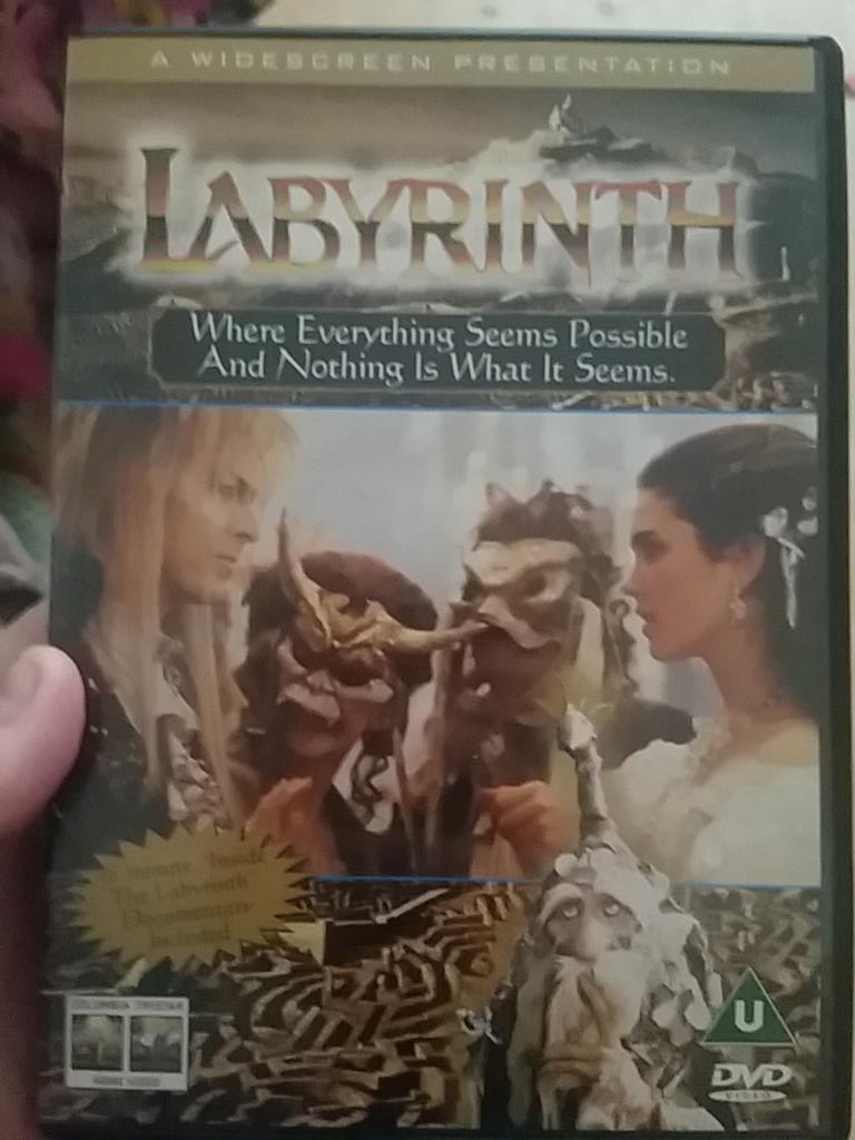 Watching my favourite childhood movie of all time labyrinth. Its amazing and my 3 girls like it to <a href="/DavidBowieReal/">David Bowie Official</a>