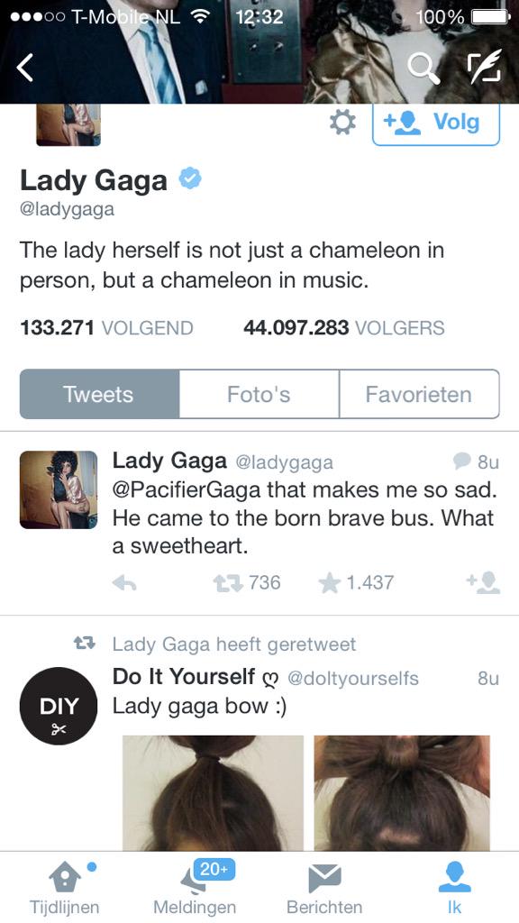 OMFFFFGGGGGGGG LADY GAGA RTED ME!!!!