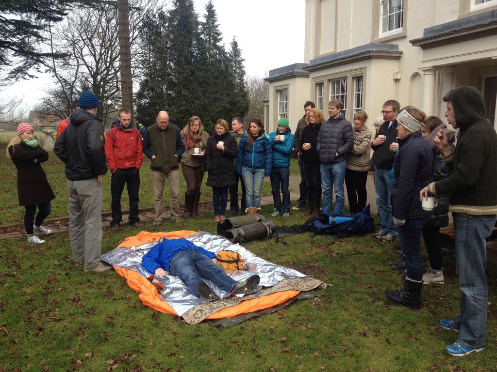 wildexpertise's tweet image. Annual Teacher &amp;amp; Leader Training; 1st Aid refresher in the cold with our excellent Co Dr #AwaysLearning