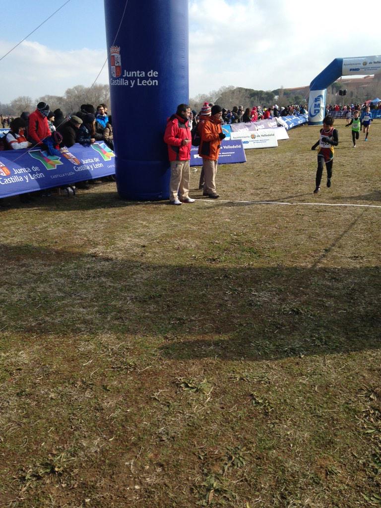 El ganador del cross de Valladolid en categoría alevin ha sido Raúl Medina