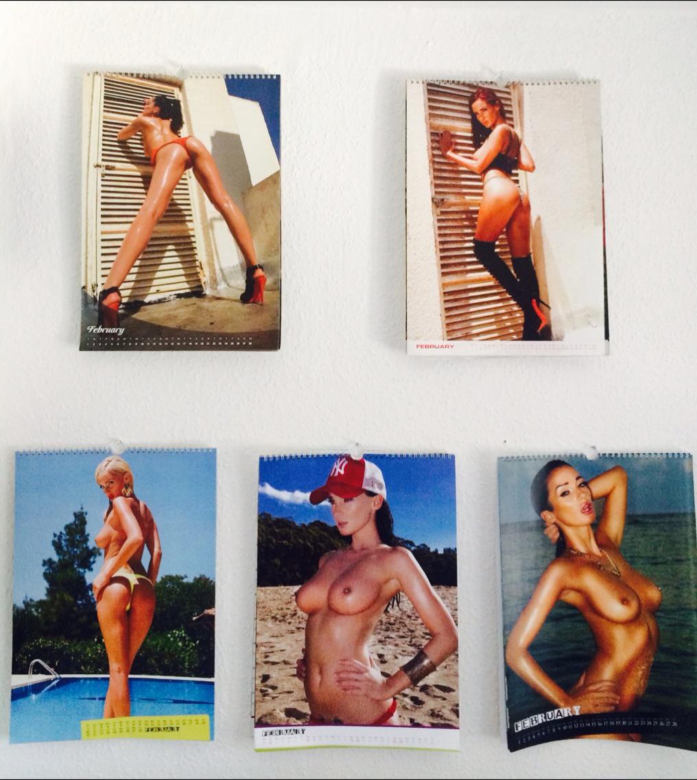 GEORGIEDARBY's tweet photo. Building up a nice collection of calendars #spunkbucket http://t.co/cJET3Qw9z3