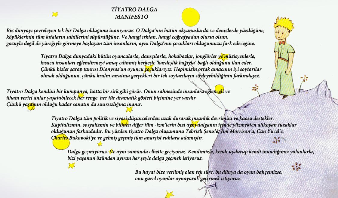 Tiyatro DALGA Manifesto