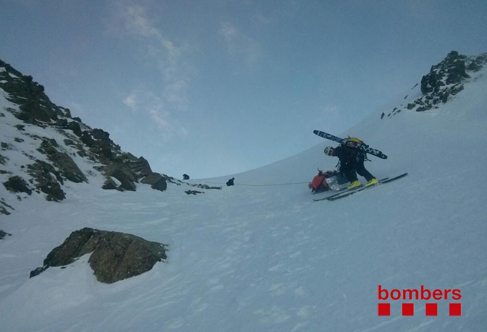 Rescat esquiador accidentat a Setcases