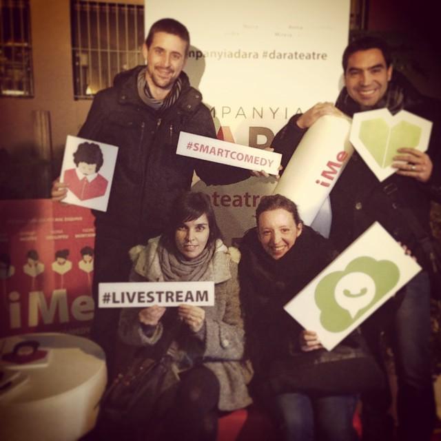 BarcelonaInsta's tweet photo. #iMe #smartcomedy #teatre #granobra #moltesrises #recomanable100x100 #companyiaDara #DaraT… http://t.co/4sTMtdGfAR http://t.co/qE9wQPA6Qh