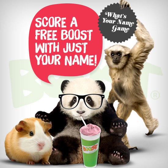 BoostJuiceUK's tweet image. 10 rts and we will announce tomorrow's names! #whatsyournamegame #wyng #free #boost