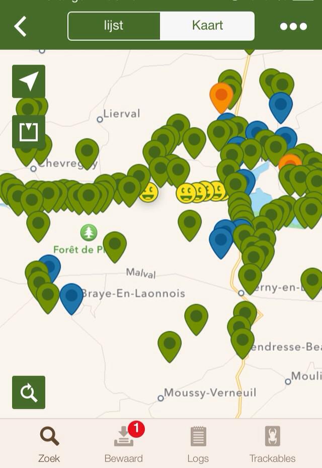 JolienVDSteen's tweet photo. We found Geocache-heaven! 😍 #chamouille #france @Geocaching_Pics @geocachingBNL http://t.co/sKzL7rAsdi