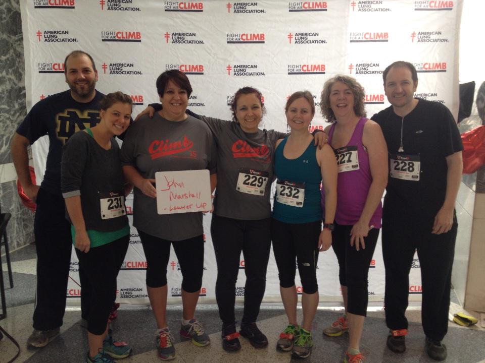 AnnieMKrug's tweet photo. Team LAWYER UP @JMLSChicago finished strong! #ClimbOBT http://t.co/8aUCj7hOij
