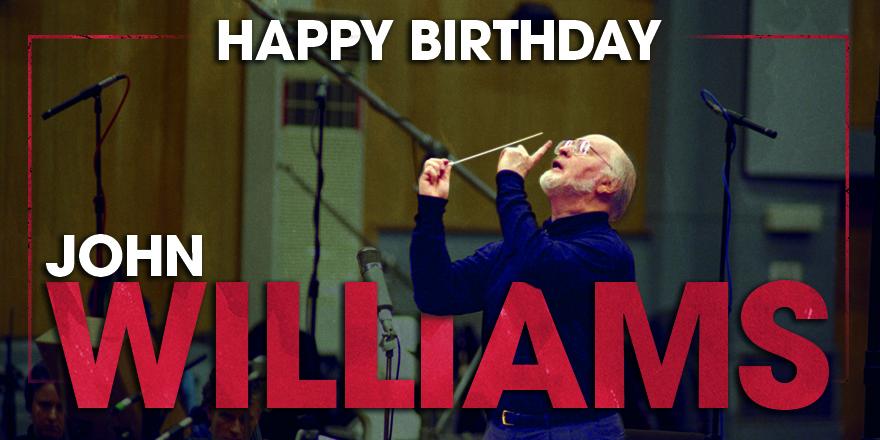 Happy Birthday to the man behind the most famous soundtrack in the galaxy! John Williams is 83 today. 