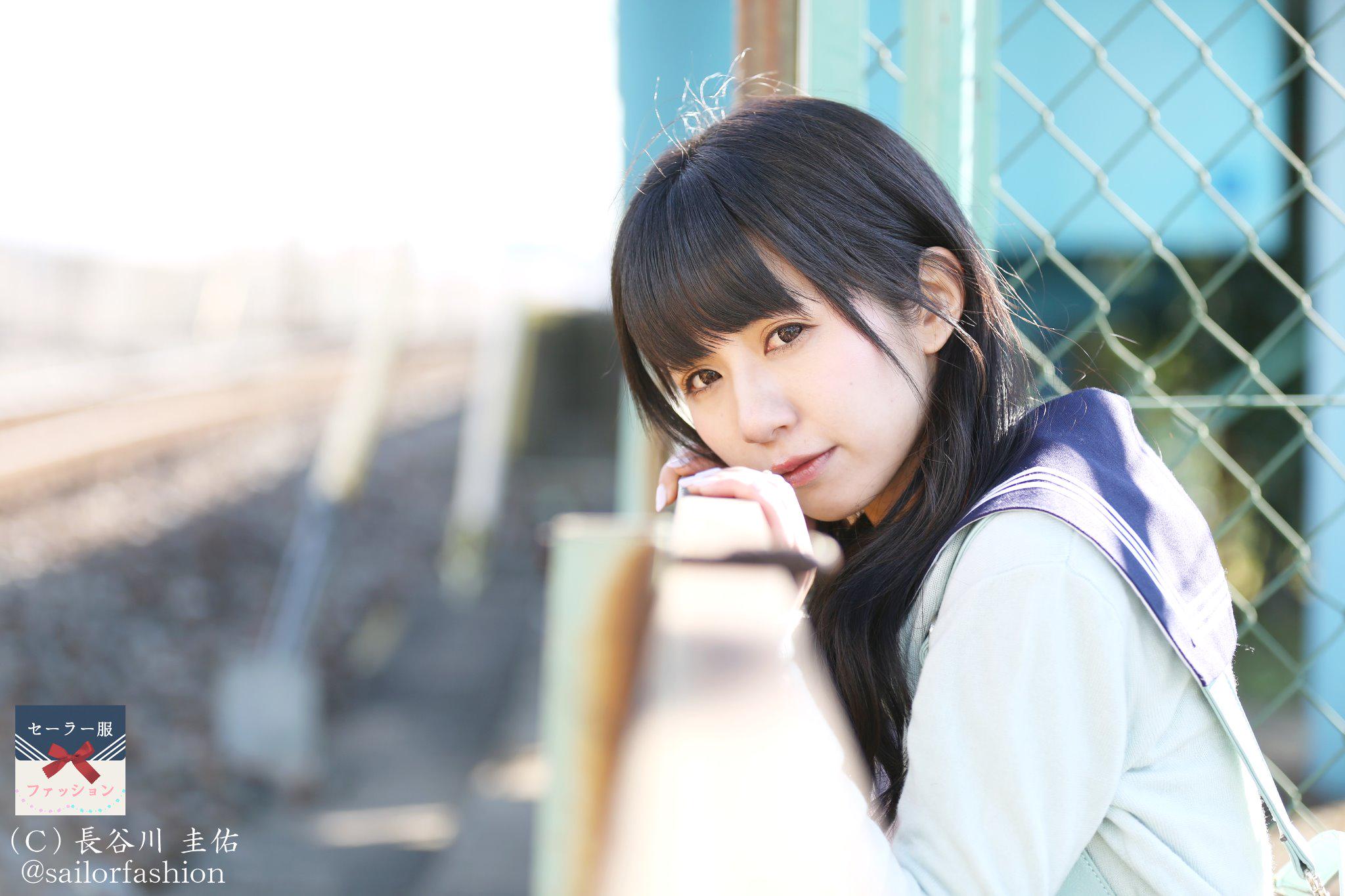 セーラー服×ファッション on Twitter &quot;春に合いそうなミントグリーンのコーデと、全体的に学生らしさを残したコーデ、同じセーラー服で