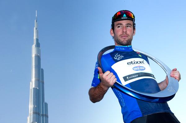 Congratulations to <a href="/MarkCavendish/">Mark Cavendish</a>, winner of the 2015 <a href="/dubaitour/">Dubai Tour</a>!
Well done Mark!