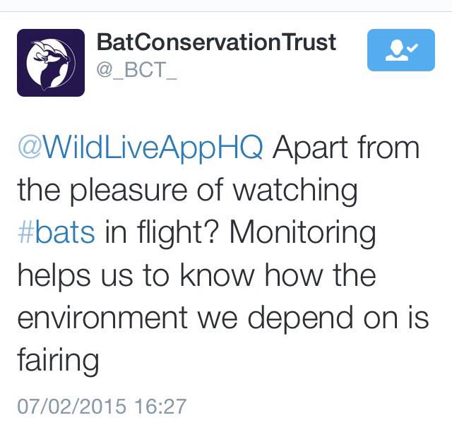 WildLiveAppHQ's tweet photo. As research for #WildLive app we asked why it's important public get involved with monitoring wildlife #GreenTech2015 http://t.co/ds9yNwzfue