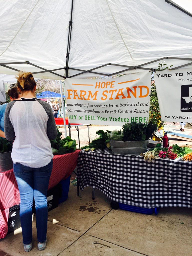 Stop by @HOPEMarketATX for fresh food and family fun! Open 11-3 on Sundays. #choosehealthier