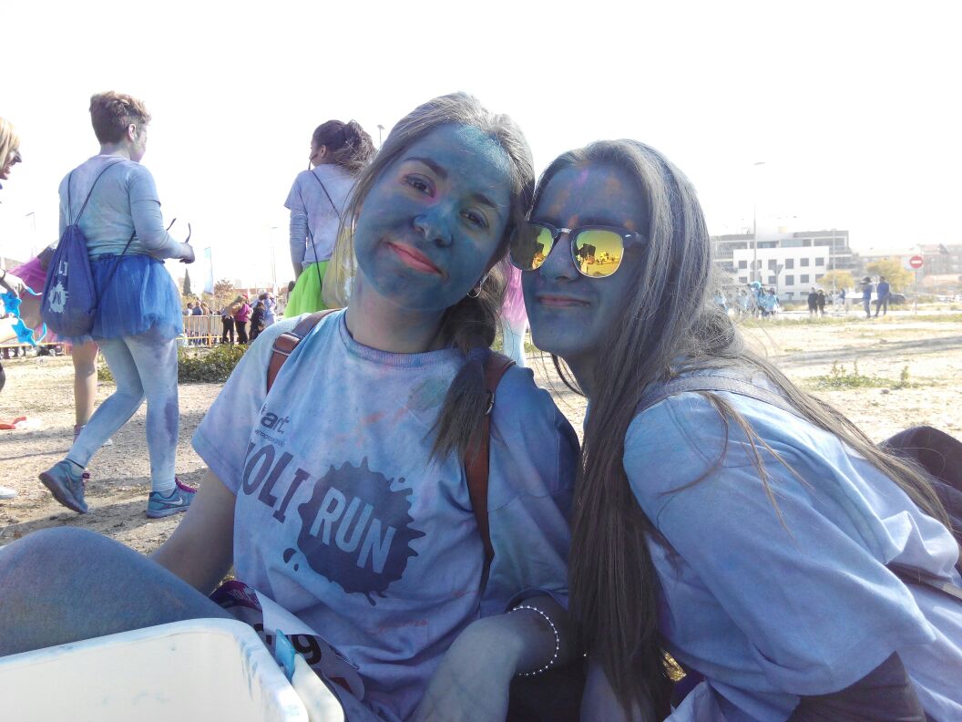 ¿Azules? Que va.. <a href="/ecandel21/">Lupe</a> @HoliRunSpain #HoliRunMurcia