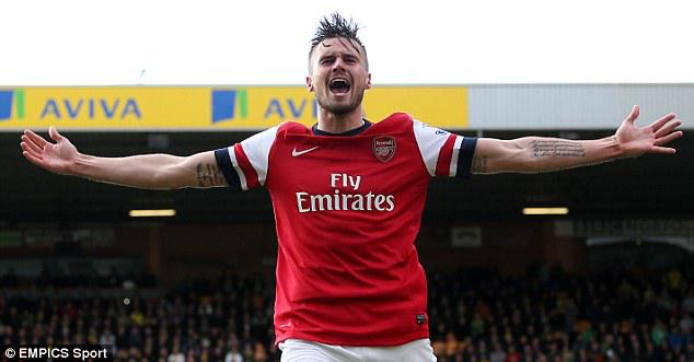Happy birthday, Carl Jenkinson! Good luck today vs. Manchester United! 