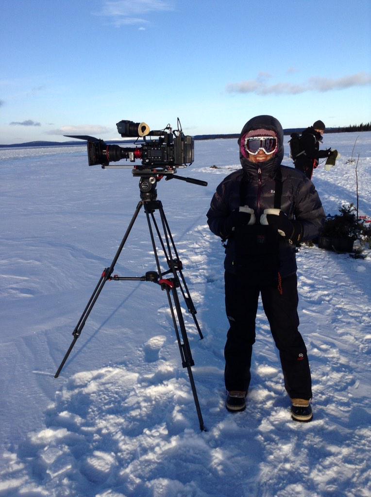 Filming Arctic survival training: first successful ice fishing mission for ITOPF! <a href="/joe_crowley/">Joe Crowley</a> <a href="/truenorthtv/">True North</a>
