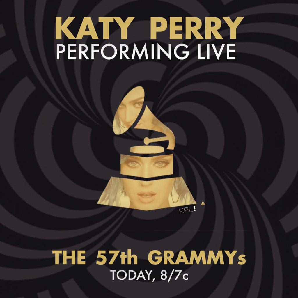 katyperrylately's tweet photo. It's #GRAMMY day! Katy is nominated for two awards and is set to perform "By The Grace Of God" http://t.co/JaDB1xPkI6