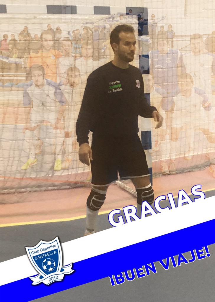 CDSantaella2010's tweet photo. .@RaulGerena llegaste al Club por casualidad y te vas por la puerta grande. Eres un crack, te esperamos a la vuelta. http://t.co/AEQyGTZm5m
