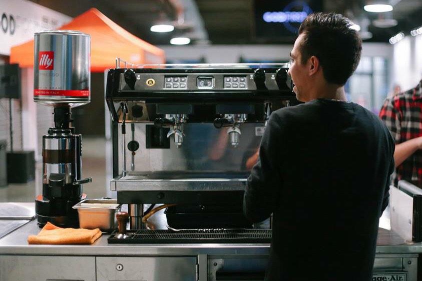 You don't have to stop by Starbucks before church! Our Coffee Cart is up and running all day today!