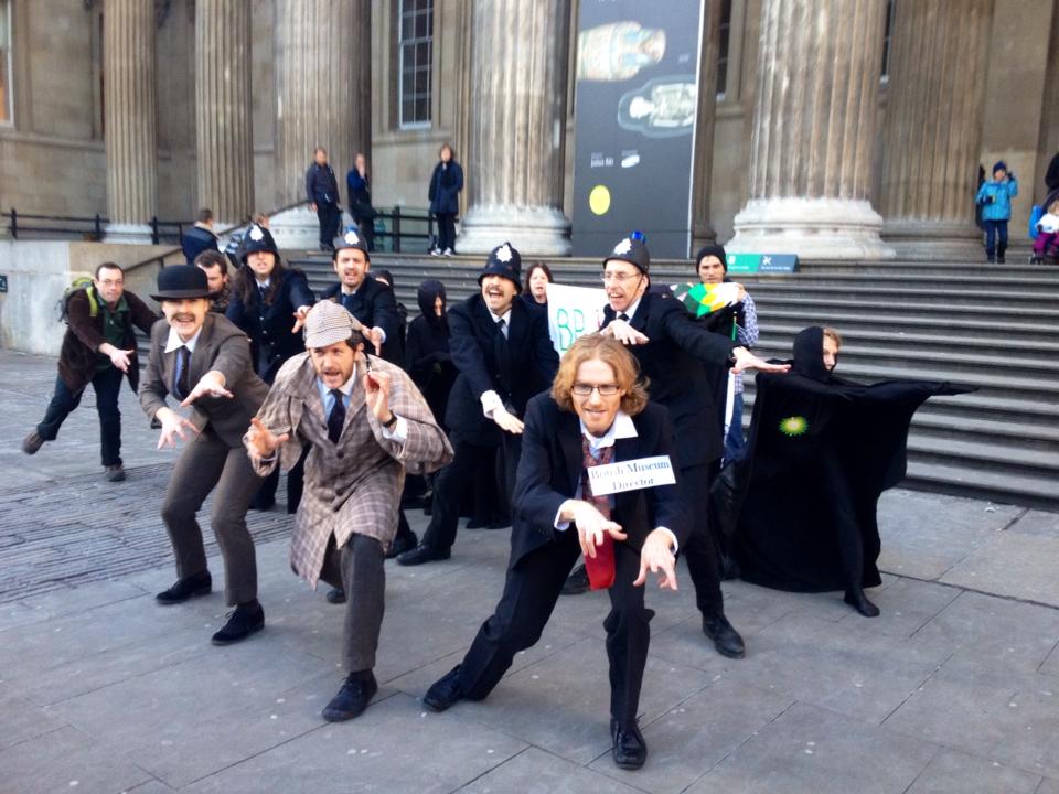 chiversdanny's tweet image. Holmes &amp;amp; Watson did their best, but BP escaped into the @britishmuseum. Join us on Mar 29 to help catch the villian!