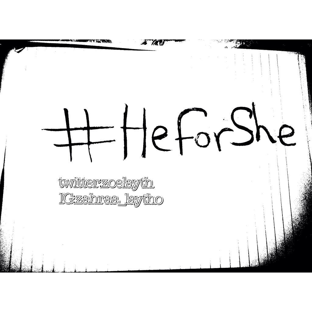 @UN_Women @EmWatson @Harry_Styles #HeForShe ✌️✌️💁💁 http://t.co/vYEyhTNILP.