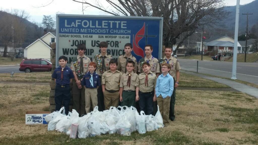 eastTNscouts's tweet image. Great job Pack &amp;amp; Troop 310 Lafollette, TN! #ScoutSunday #ScoutingForFood