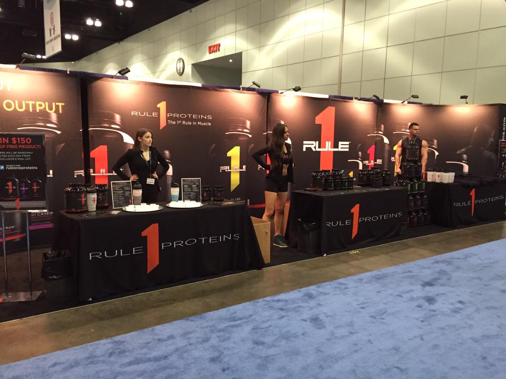The calm before the storm⚡️⚡️

We brought our best. Now let's see yours!! #LAFitExpo #R1P #R1Athlete